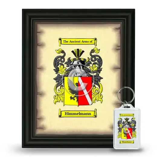 Himmelmann Framed Coat of Arms and Keychain - Black