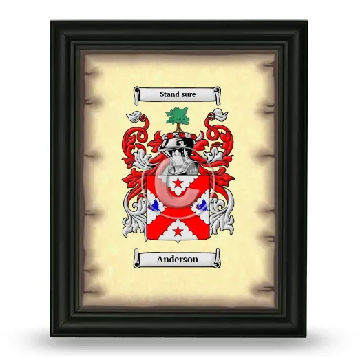 Coat of Arms Framed - Black