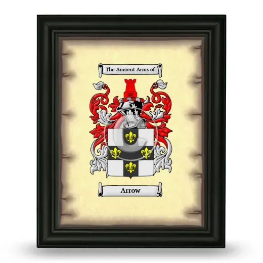 Arrow Coat of Arms Framed - Black