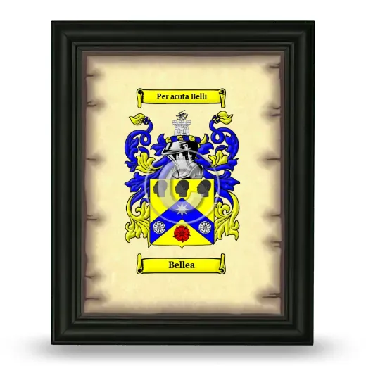 Bellea Coat of Arms Framed - Black