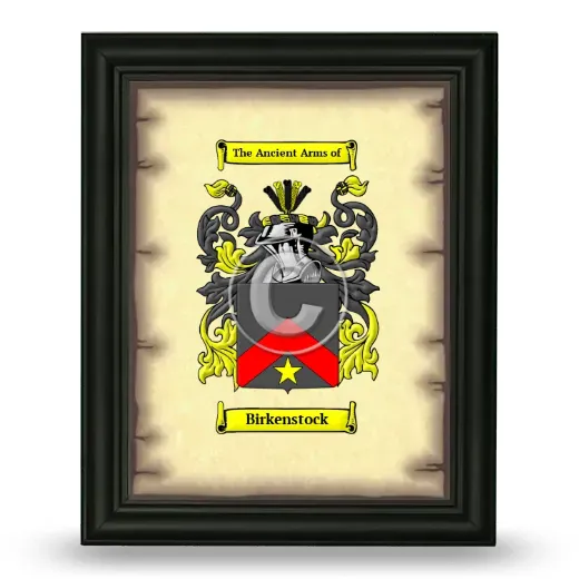 Birkenstock Coat of Arms Framed - Black