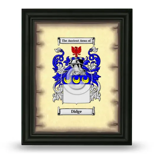 Didge Coat of Arms Framed - Black