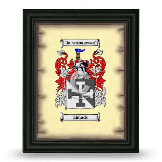 Elmack Coat of Arms Framed - Black