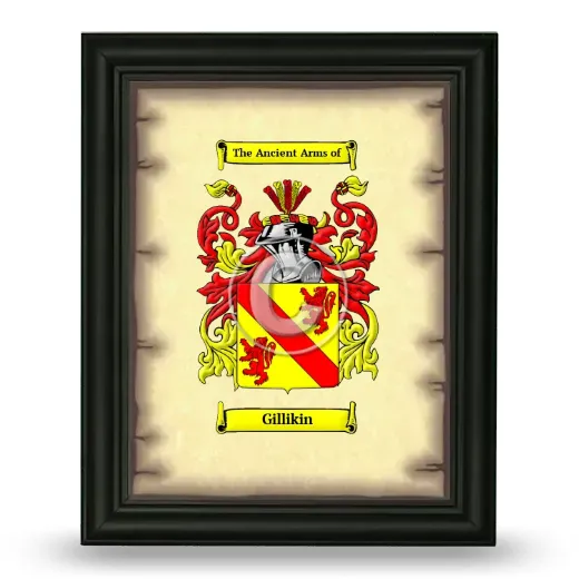 Gillikin Coat of Arms Framed - Black