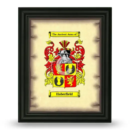 Haberfield Coat of Arms Framed - Black