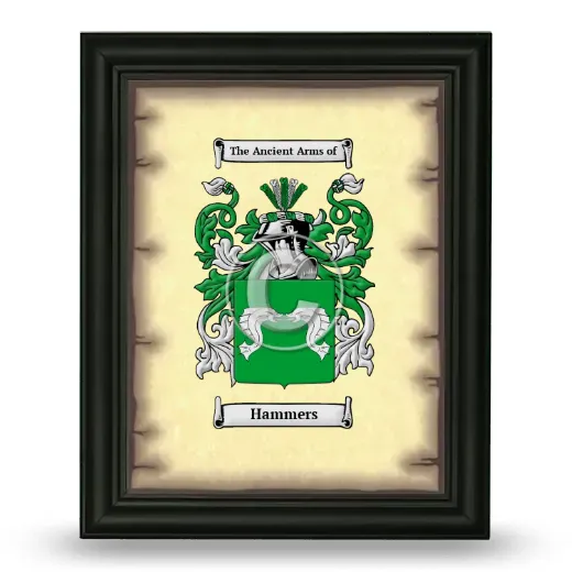 Hammers Coat of Arms Framed - Black