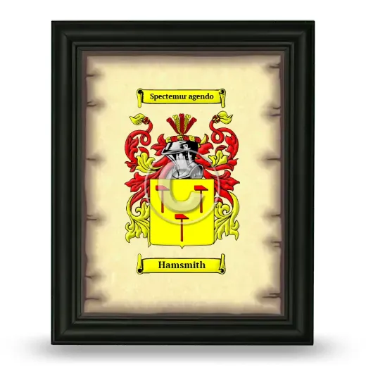 Hamsmith Coat of Arms Framed - Black