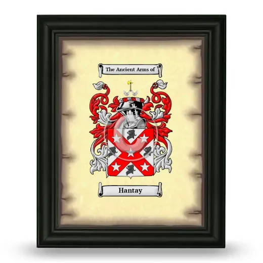 Hantay Coat of Arms Framed - Black