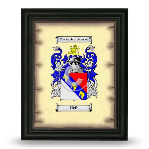 Heft Coat of Arms Framed - Black