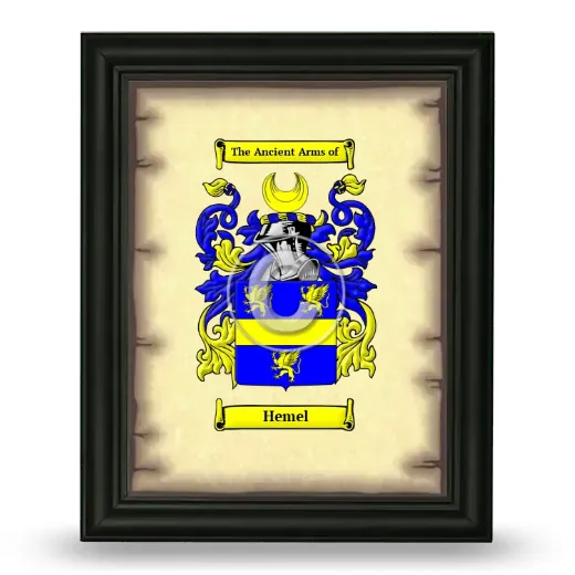Hemel Coat of Arms Framed - Black