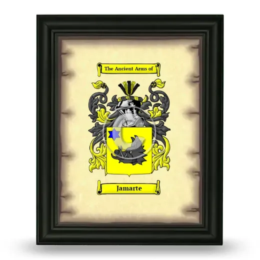 Jamarte Coat of Arms Framed - Black