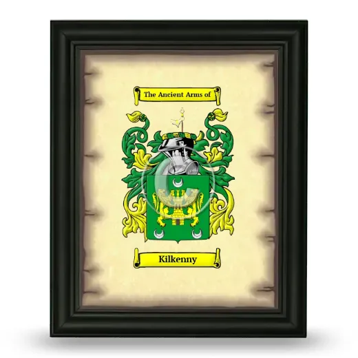 Kilkenny Coat of Arms Framed - Black