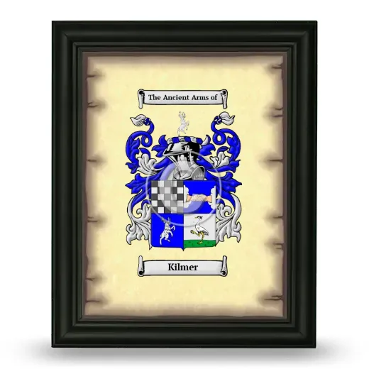 Kilmer Coat of Arms Framed - Black