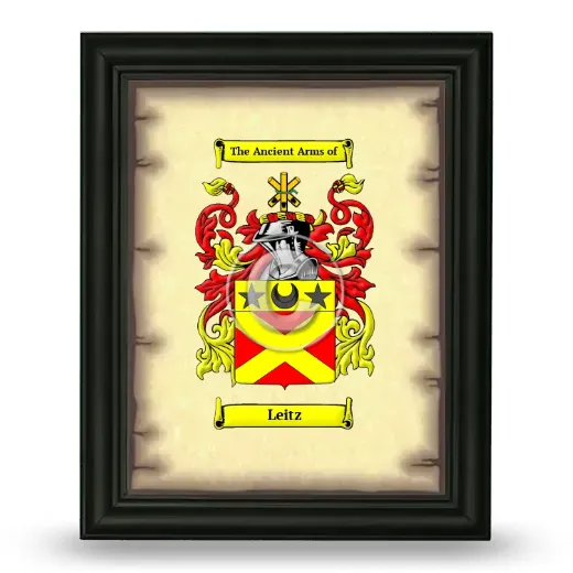 Leitz Coat of Arms Framed - Black