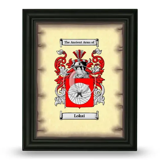 Lokai Coat of Arms Framed - Black