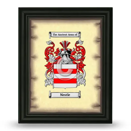 Nestle Coat of Arms Framed - Black