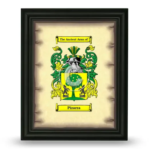 Pizarra Coat of Arms Framed - Black