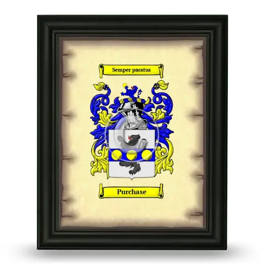 Purchase Coat of Arms Framed - Black