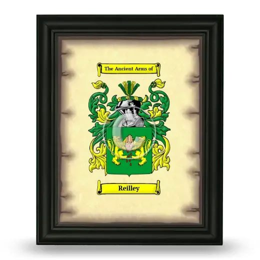 Reilley Coat of Arms Framed - Black