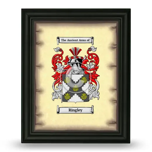 Ringley Coat of Arms Framed - Black