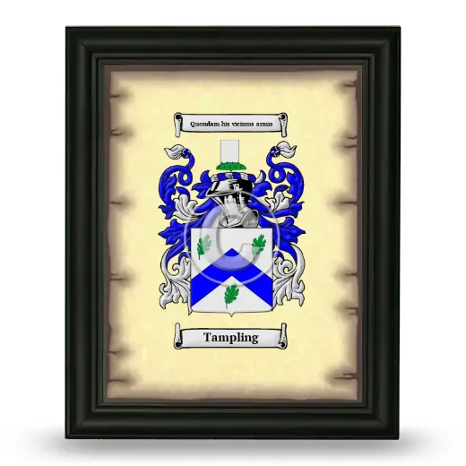 Tampling Coat of Arms Framed - Black