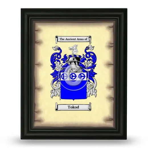 Tokod Coat of Arms Framed - Black