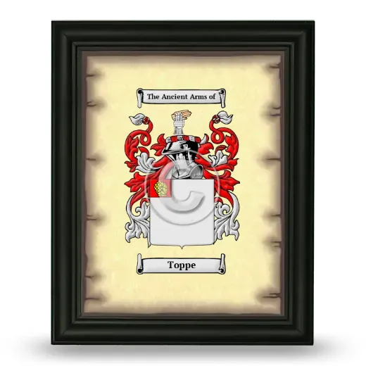 Toppe Coat of Arms Framed - Black