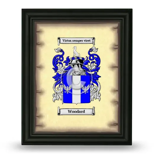 Woodard Coat of Arms Framed - Black