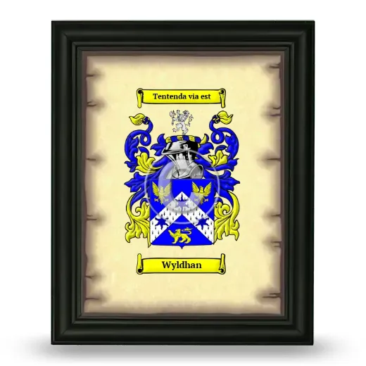 Wyldhan Coat of Arms Framed - Black