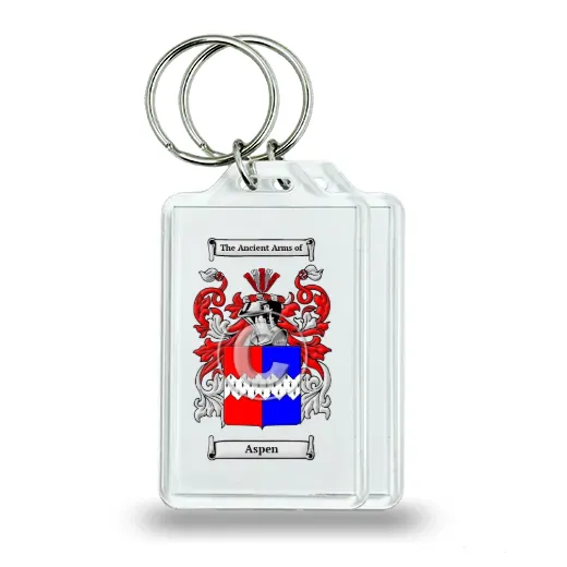 Aspen Pair of Keychains