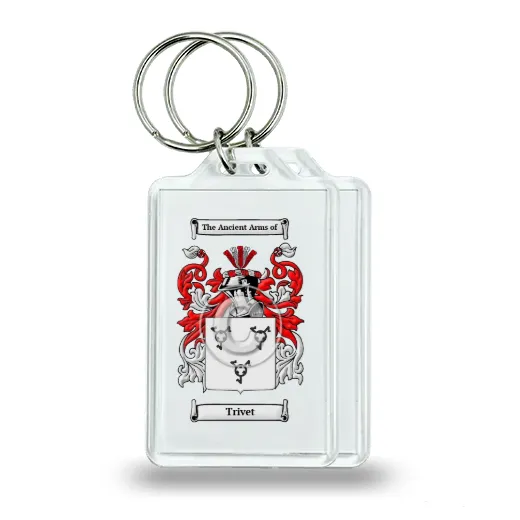 Trivet Pair of Keychains