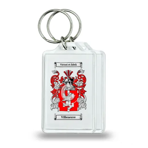 Villeneuve Pair of Keychains