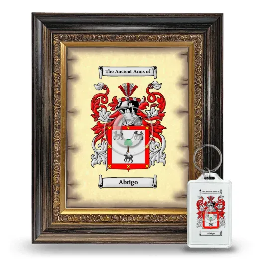 Abrigo Framed Coat of Arms and Keychain - Heirloom