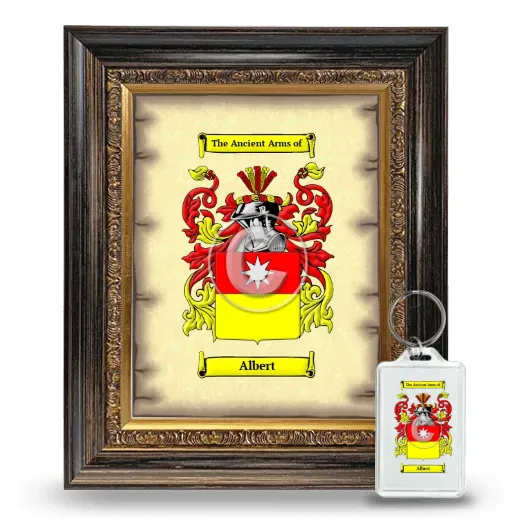 Albert Framed Coat of Arms and Keychain - Heirloom