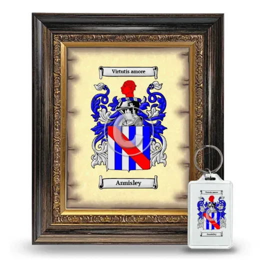 Annisley Framed Coat of Arms and Keychain - Heirloom
