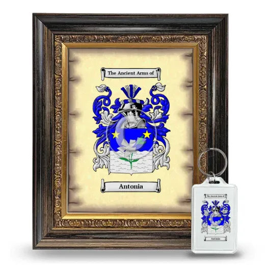 Antonia Framed Coat of Arms and Keychain - Heirloom