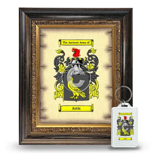 Artis Framed Coat of Arms and Keychain - Heirloom
