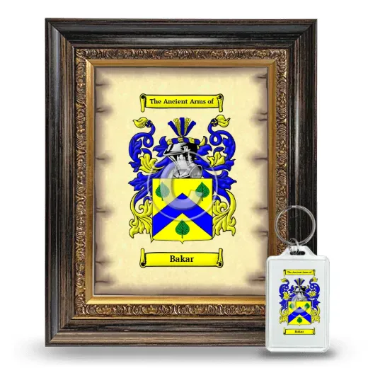 Bakar Framed Coat of Arms and Keychain - Heirloom
