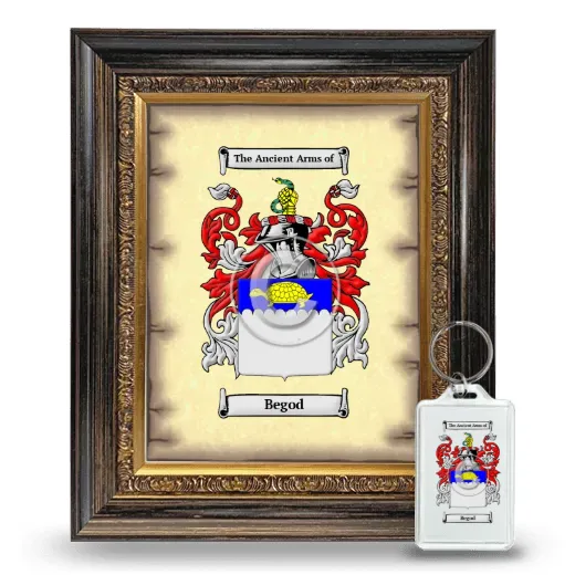 Begod Framed Coat of Arms and Keychain - Heirloom