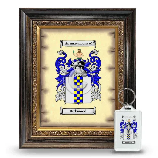 Birkwood Framed Coat of Arms and Keychain - Heirloom