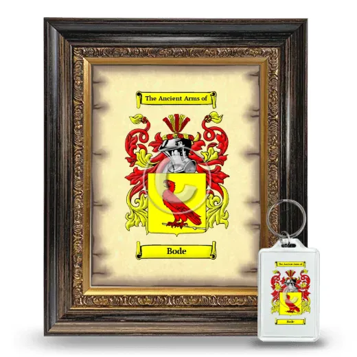 Bode Framed Coat of Arms and Keychain - Heirloom