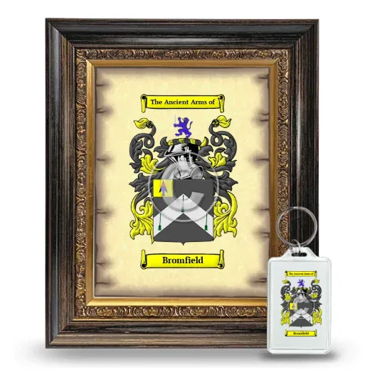 Bromfield Framed Coat of Arms and Keychain - Heirloom
