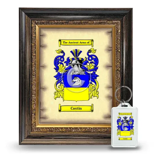 Castin Framed Coat of Arms and Keychain - Heirloom