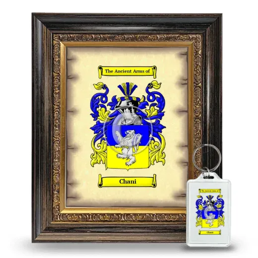 Chani Framed Coat of Arms and Keychain - Heirloom