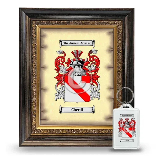 Cherill Framed Coat of Arms and Keychain - Heirloom