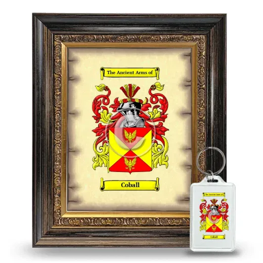 Coball Framed Coat of Arms and Keychain - Heirloom