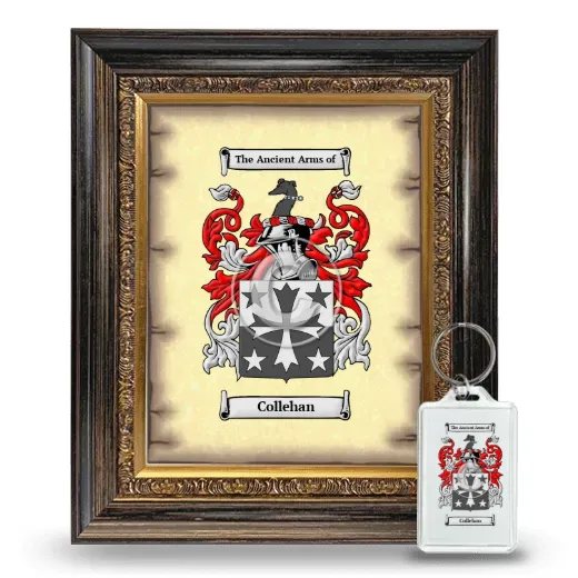 Collehan Framed Coat of Arms and Keychain - Heirloom