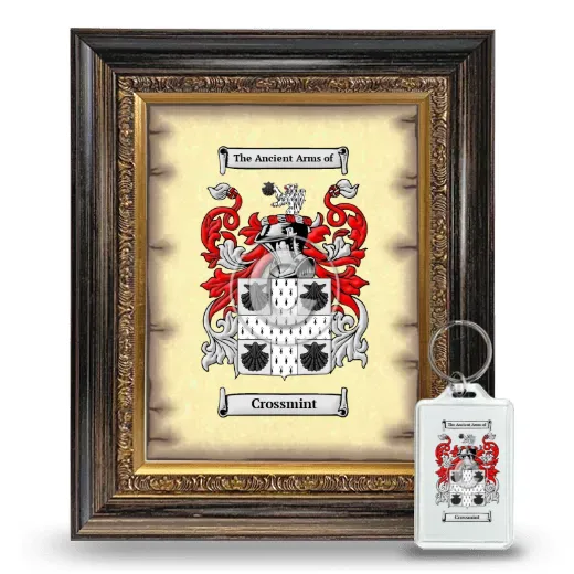 Crossmint Framed Coat of Arms and Keychain - Heirloom