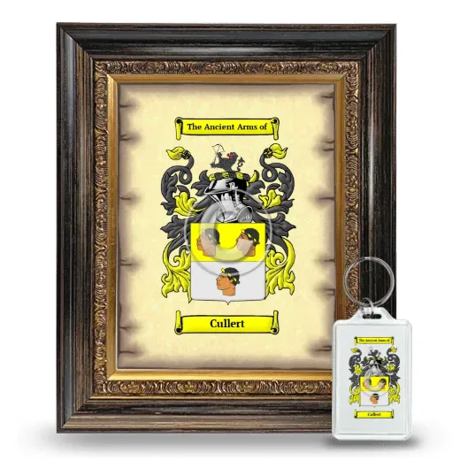 Cullert Framed Coat of Arms and Keychain - Heirloom