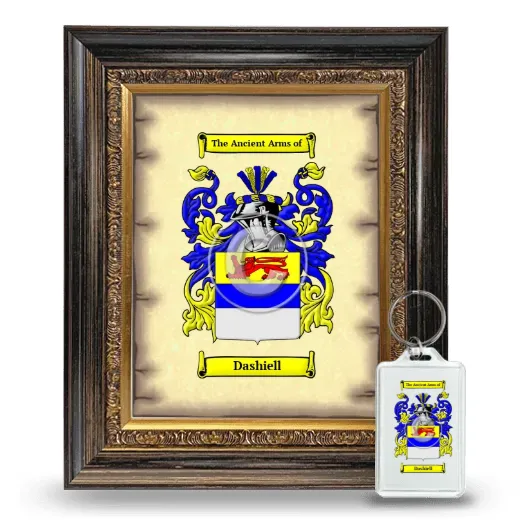 Dashiell Framed Coat of Arms and Keychain - Heirloom